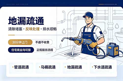 鸡西地漏疏通